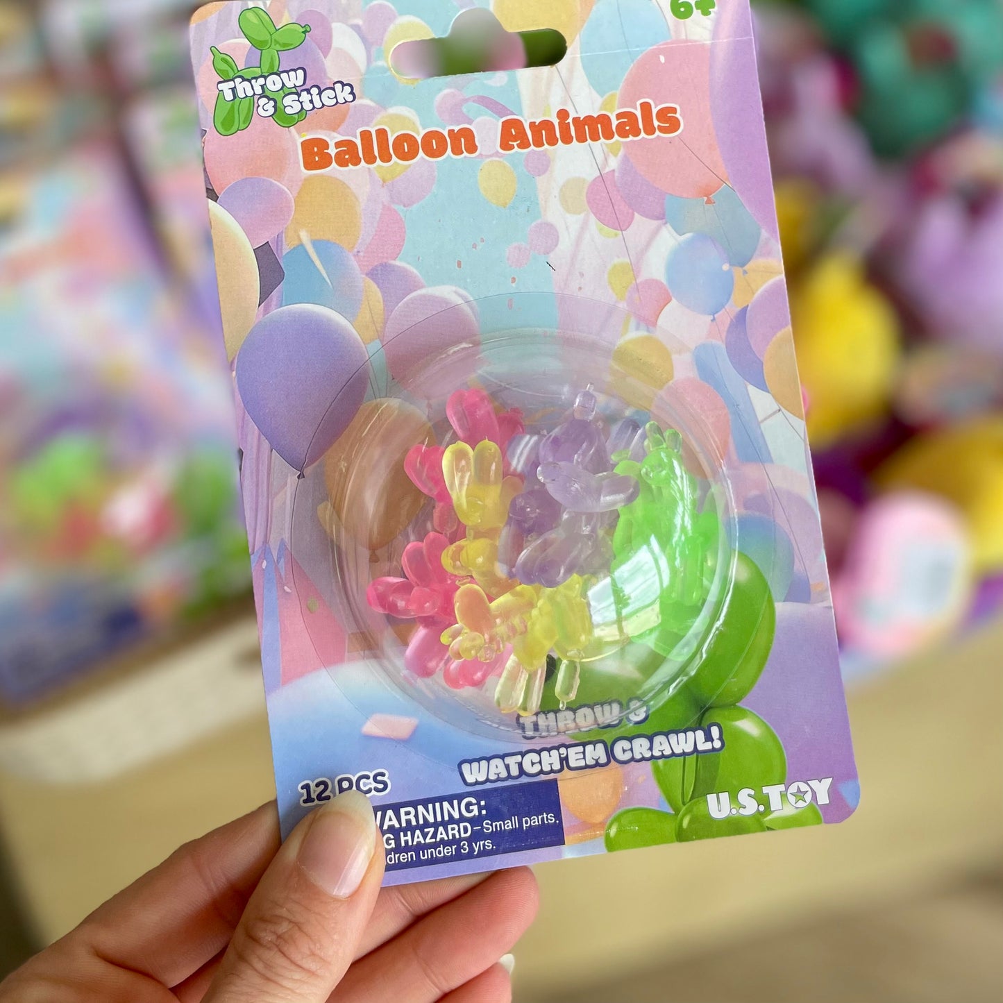 Squishy Throw & Stick Balloon Animals