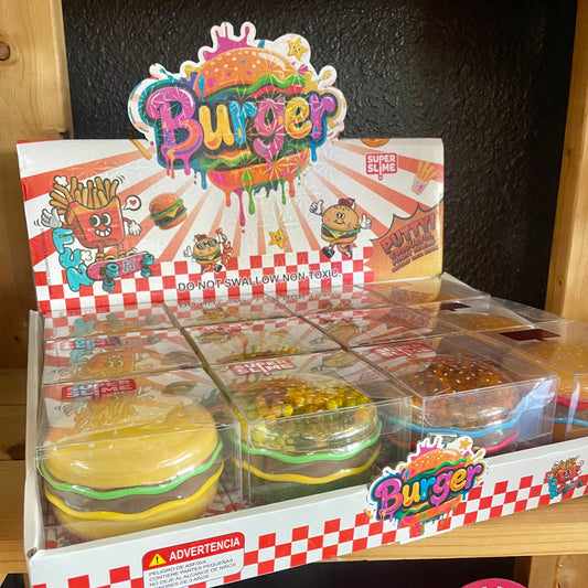 Squishy Hamburger Slime Toy
