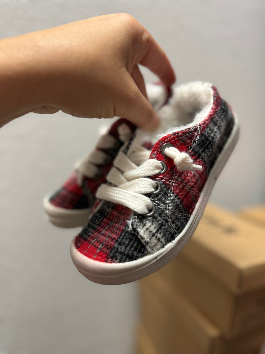 Toddler Plaid Comfort Sneaker