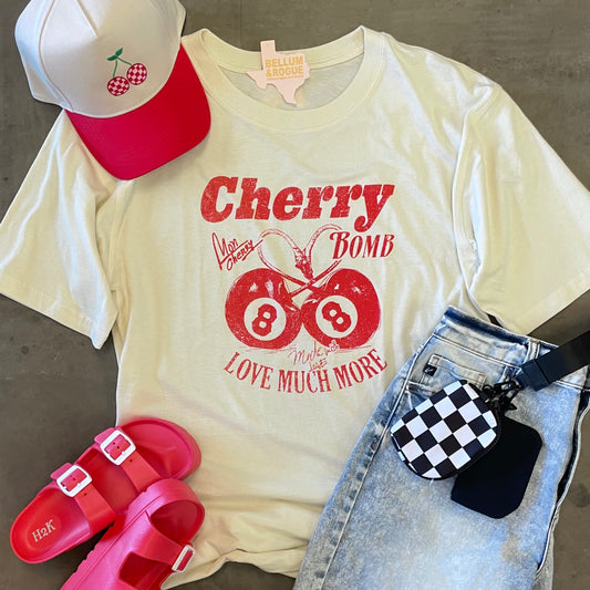 Cherry Bomb Love Oversized Tee