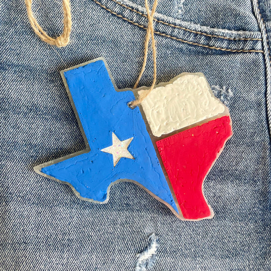Texas Lonestar Flag Car Air Freshener