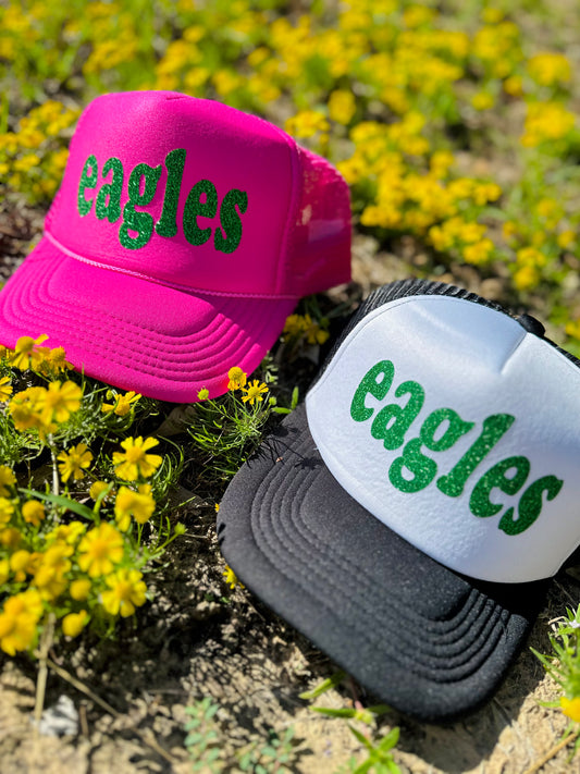 Eagles Glitter Trucker Hat