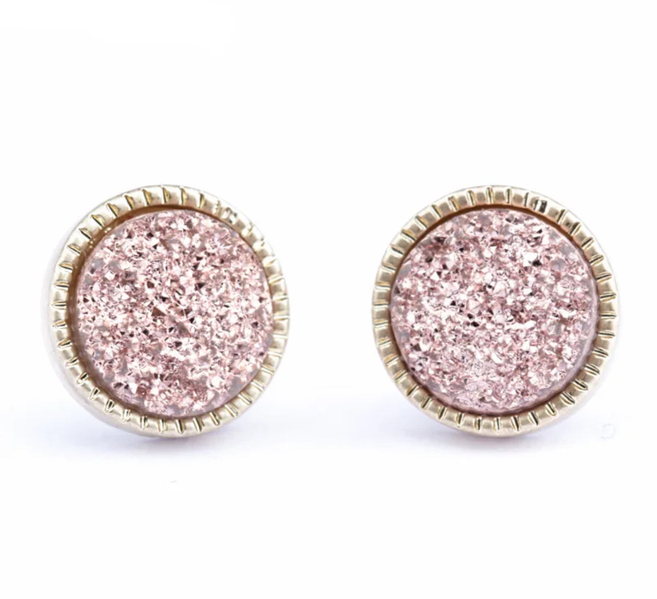 Zephyr Druzy Studs