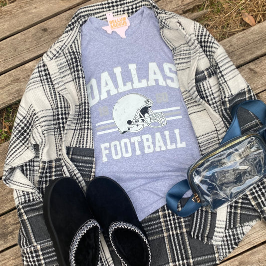 Dallas Football Grey Tee