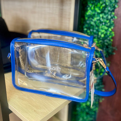 Clear Rectangle Royal Crossbody Bag