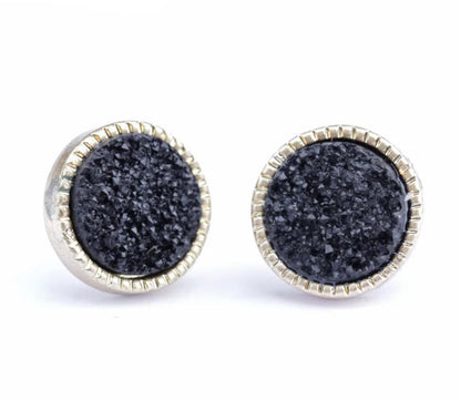 Zephyr Druzy Studs