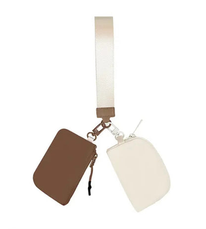 Double Coin Pouch Wristlet