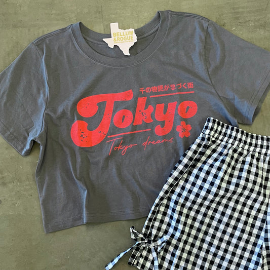 Tokyo Dreams Cropped Tee