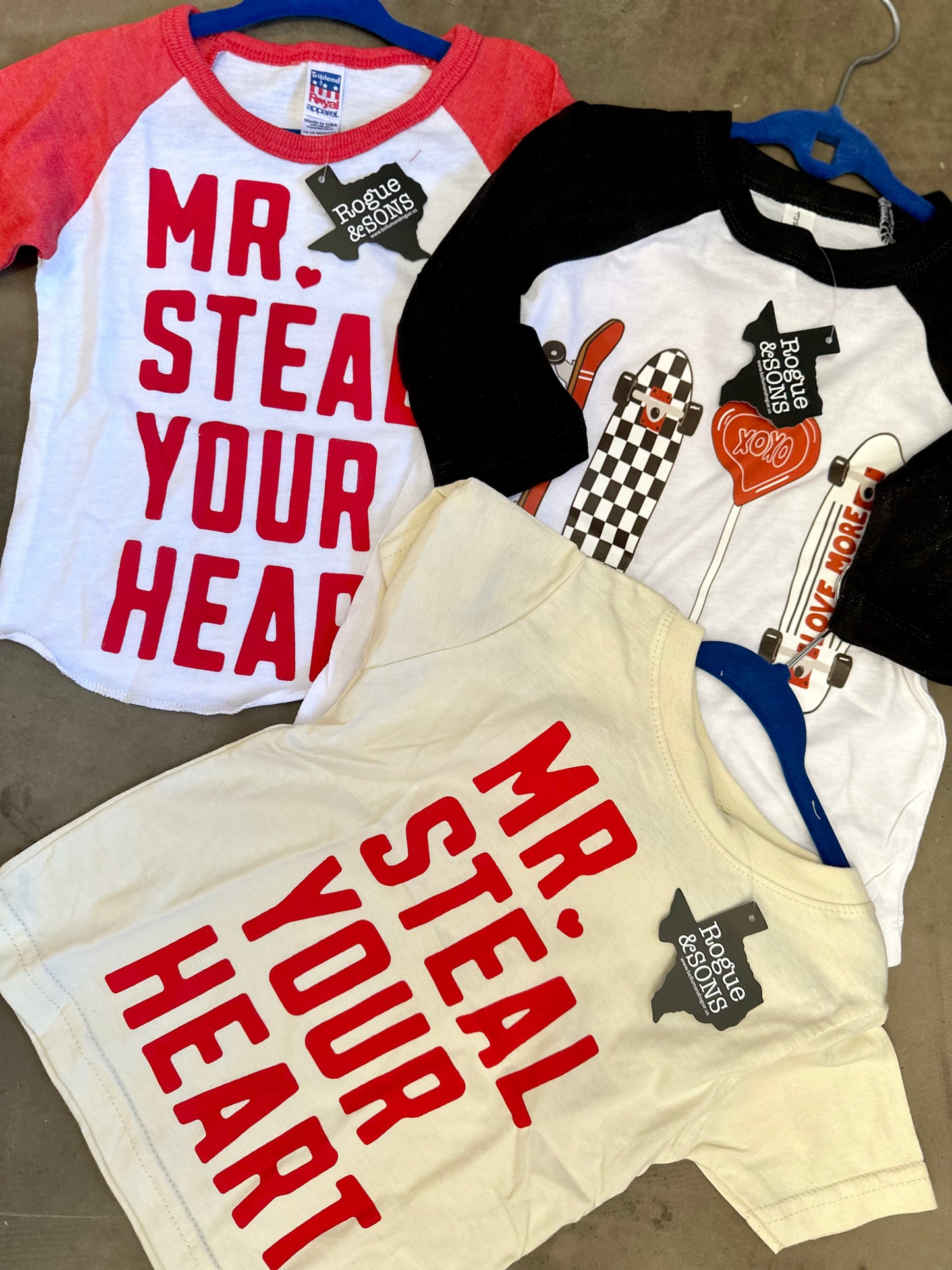 Boys Valentine Shirts