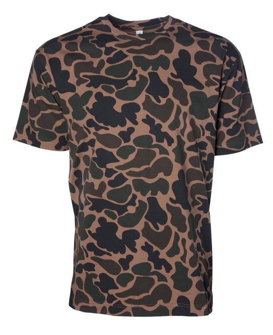 Simple Logo Duck Camo Short Sleeve Tee