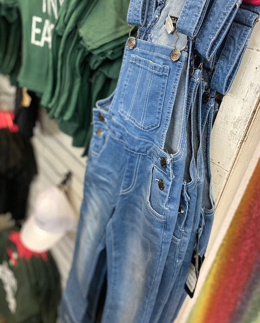 Girls Skinny Overalls