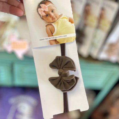 Baby FAB Nylon Bow Headband