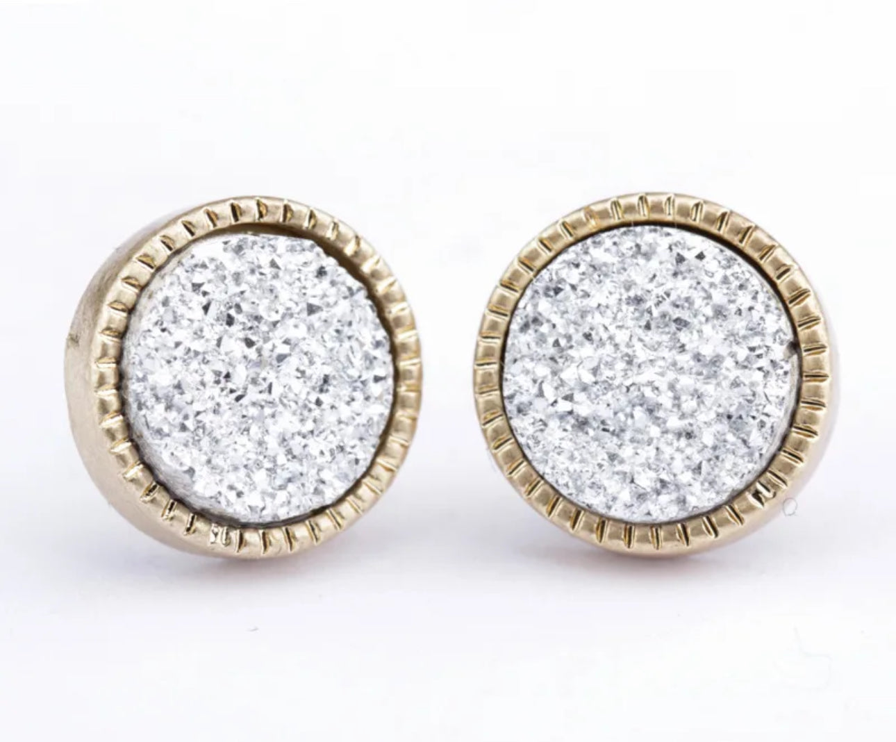 Zephyr Druzy Studs