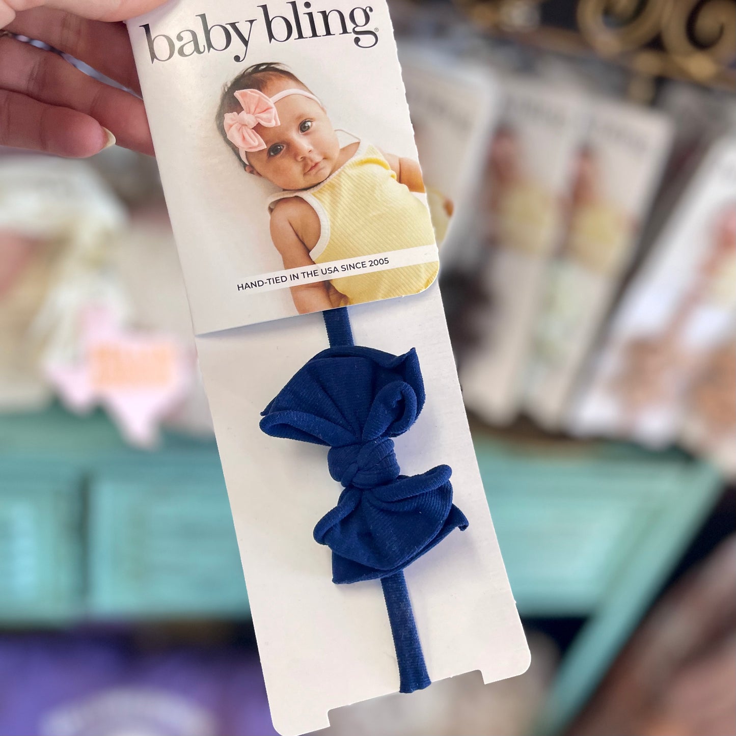 Baby FAB Nylon Bow Headband