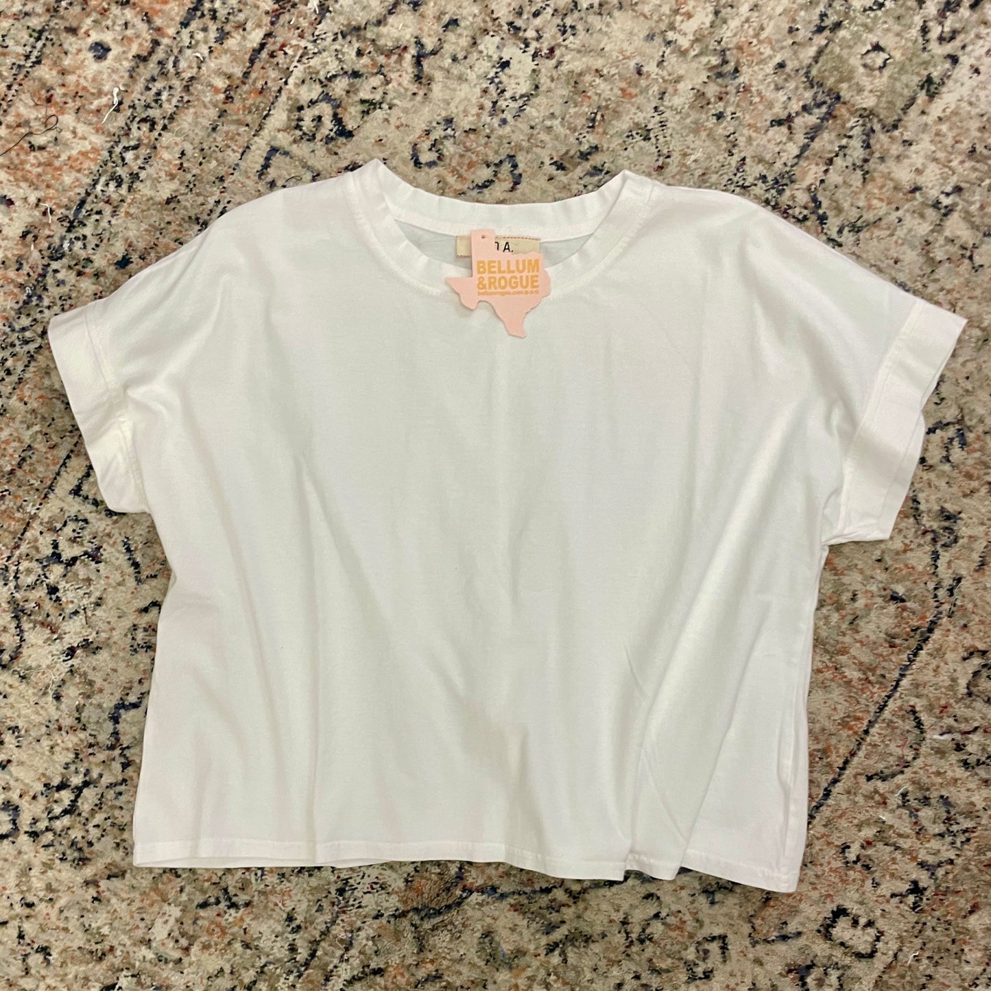 Sofia Mineral Cuffed Tee