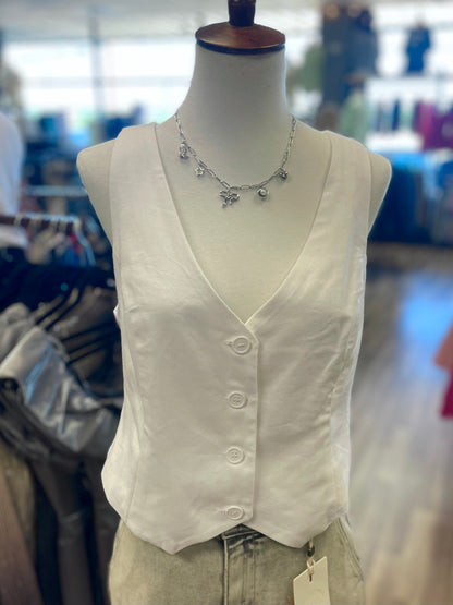 Sidney Linen Vest