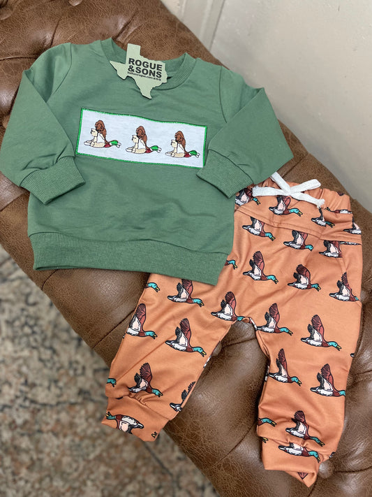 Baby/Toddler Boys Duck Pant Set