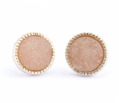 Zephyr Druzy Studs