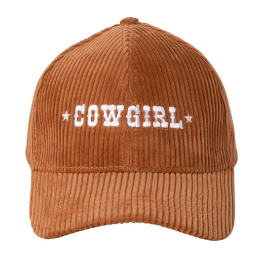 Cowgirl Corduroy Cap