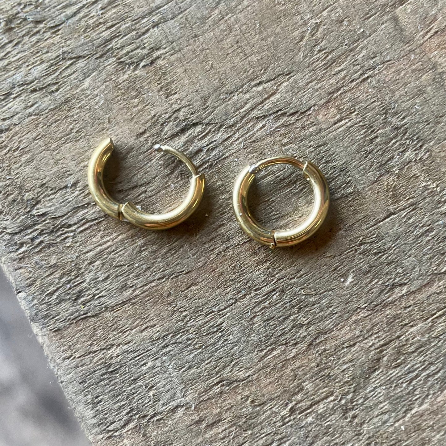 Palmer Hypoallergenic Mini Huggie Gold Hoop Earrings