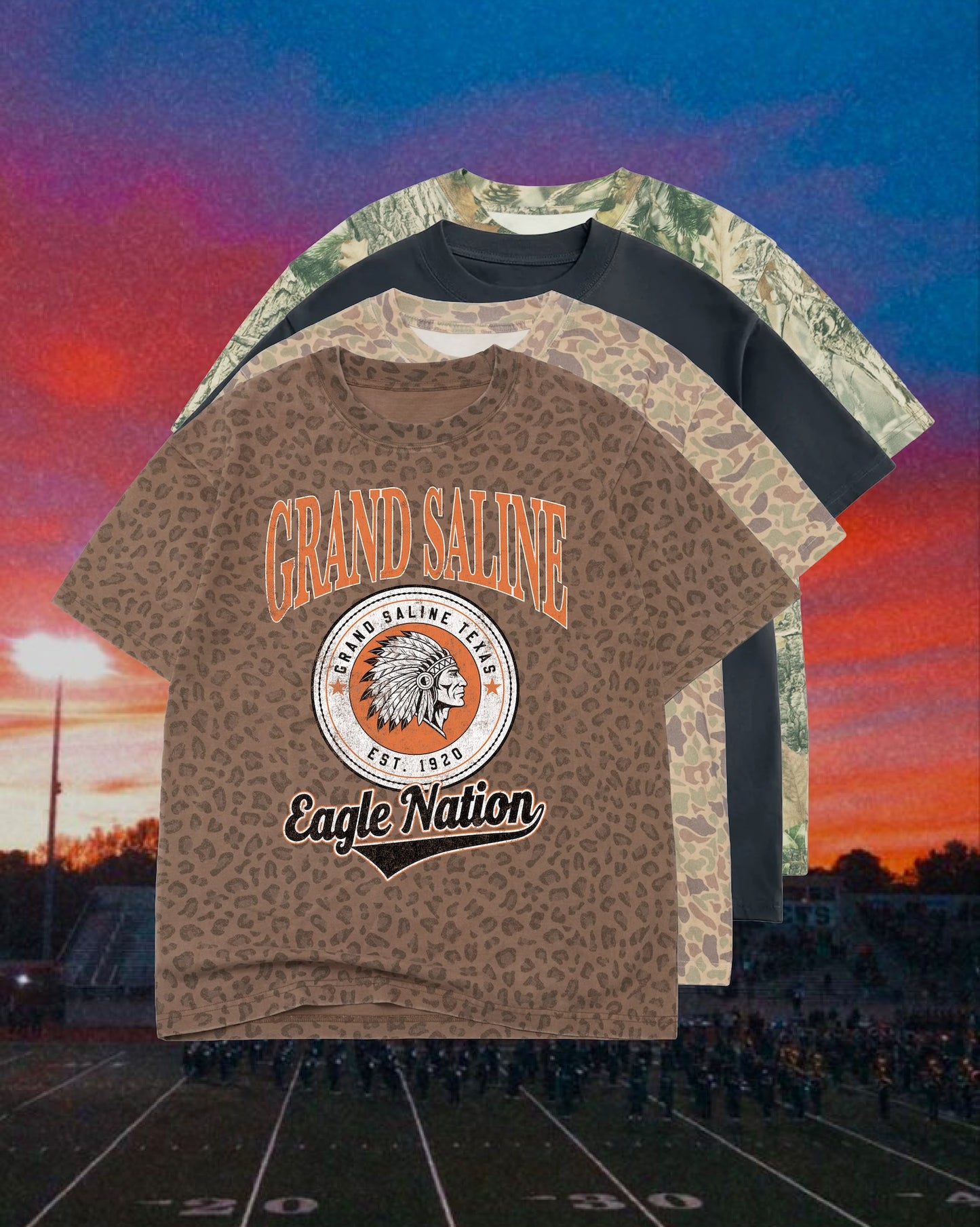 **PREORDER** KIDS  Vintage Badge Mascot Tee (Texas)