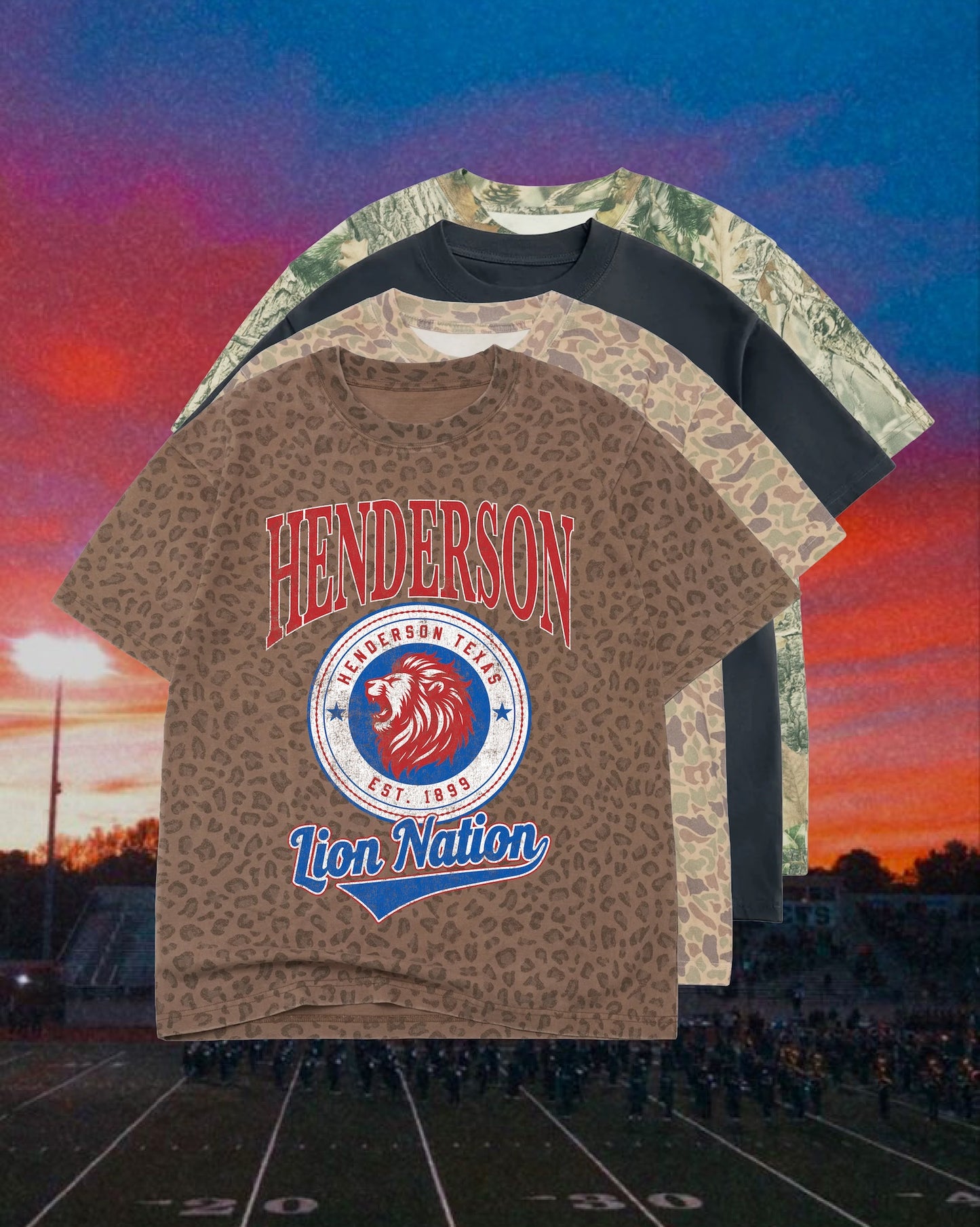 **PREORDER** KIDS  Vintage Badge Mascot Tee (Texas)