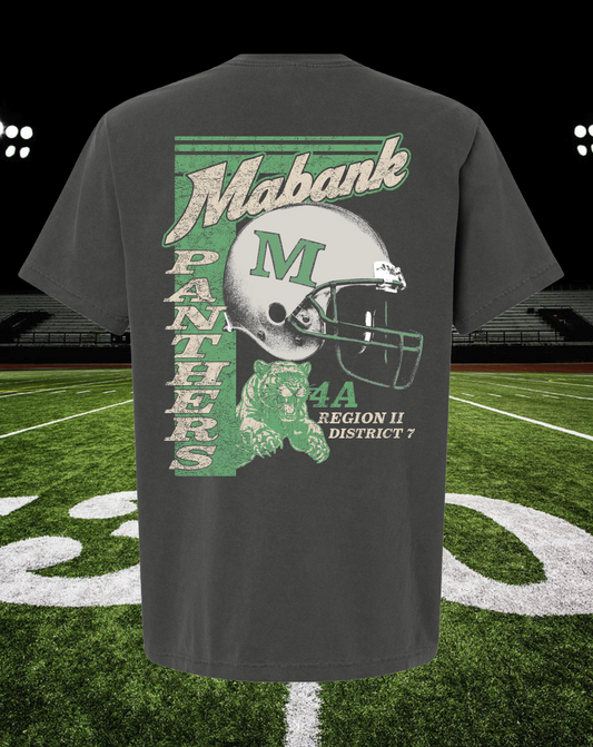 Retro Mascot Mabank Panthers Tee