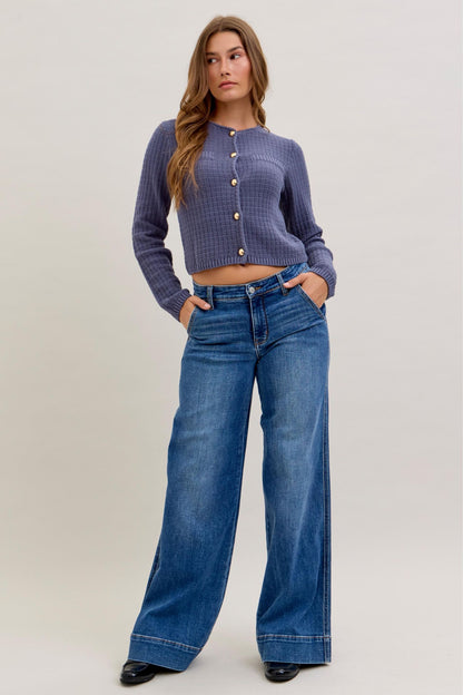 Judy Blue Wrenley Wide Leg Jeans