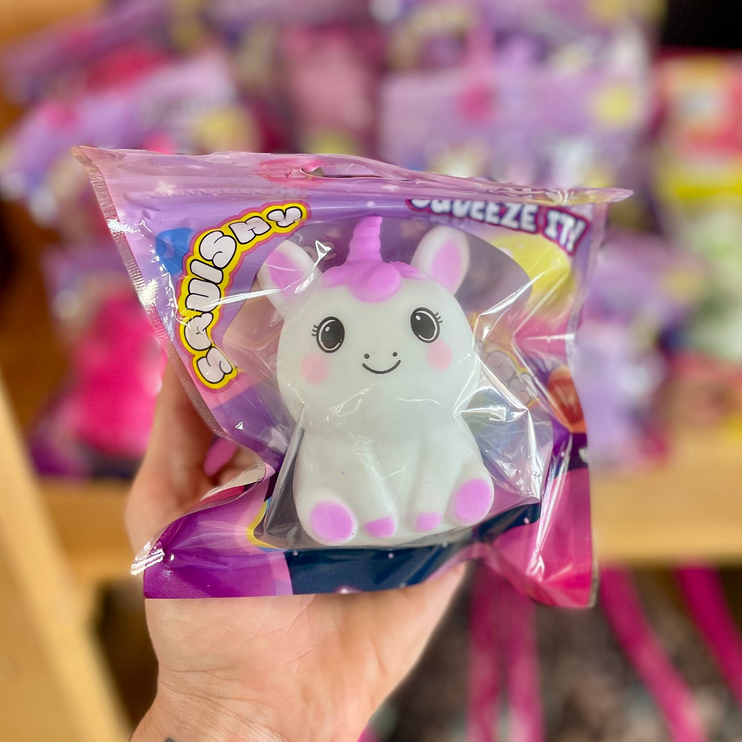 Squishy Light Up Unicorn Toy