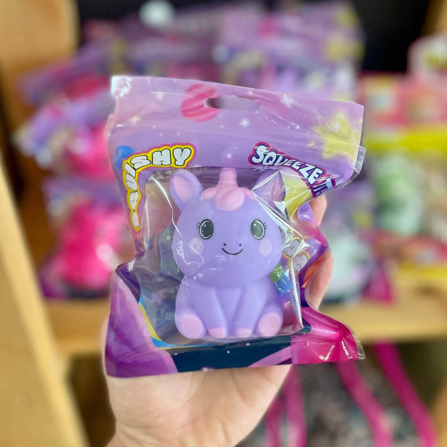 Squishy Light Up Unicorn Toy