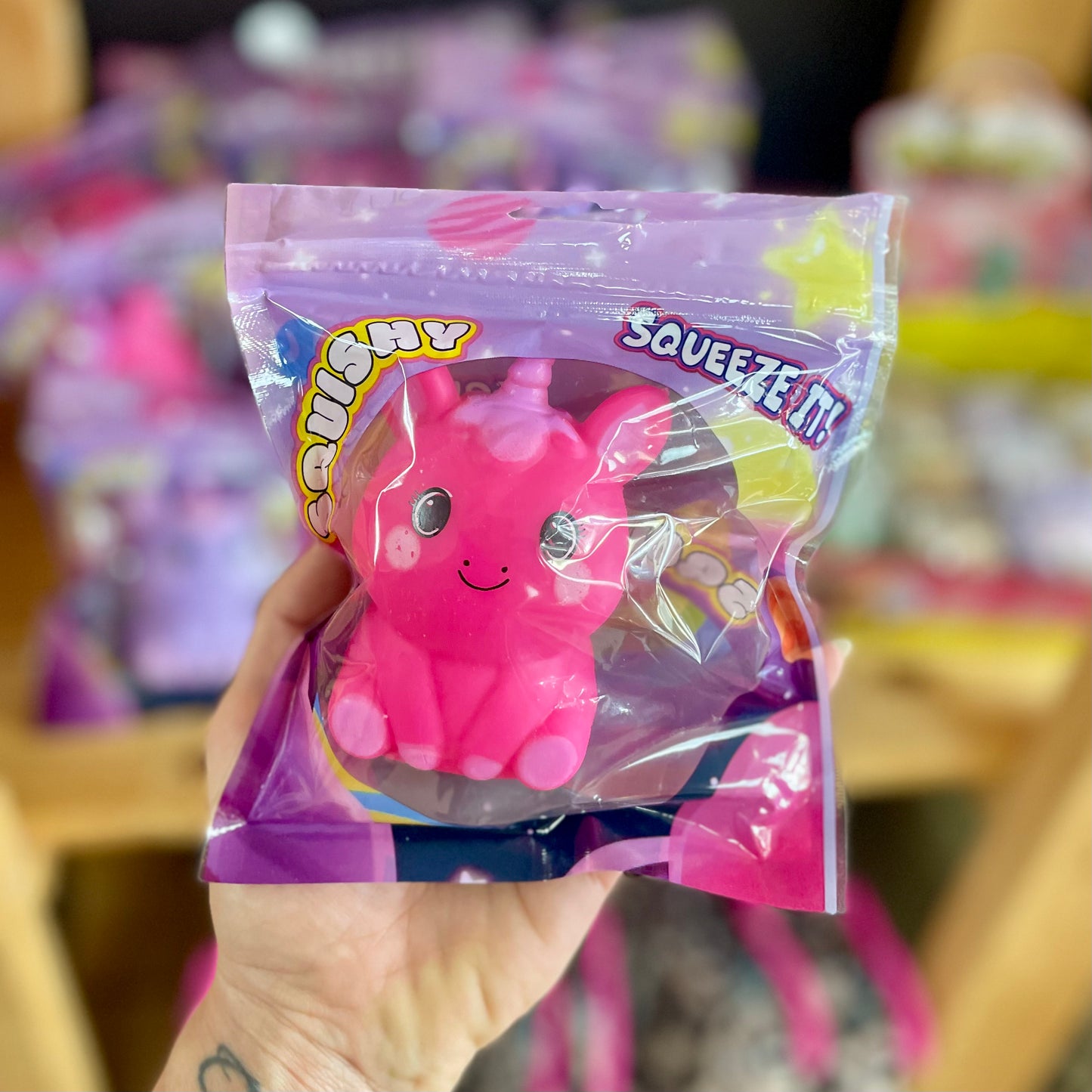 Squishy Light Up Unicorn Toy