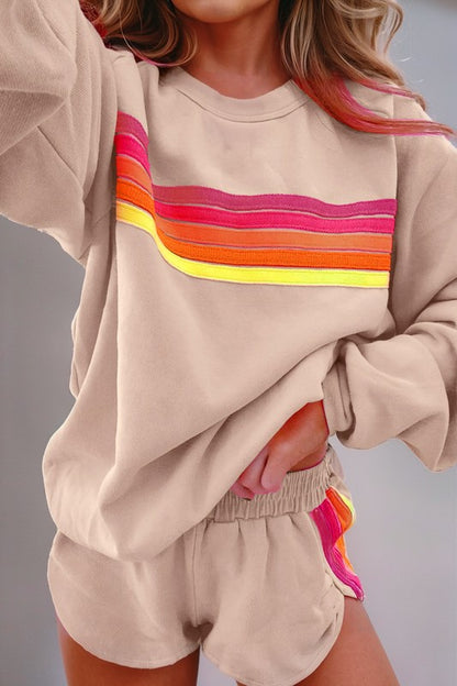 April Neon Striped Activewear