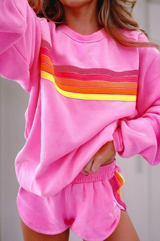 April Neon Striped Activewear