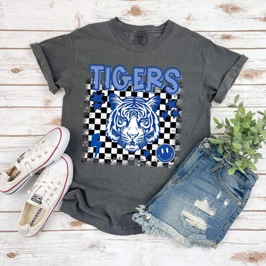 Mascot Checkered Wills Point Tigers Spirit Wear