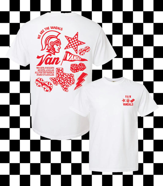 **PREORDER** Mascot Collage Van Vandals Tee