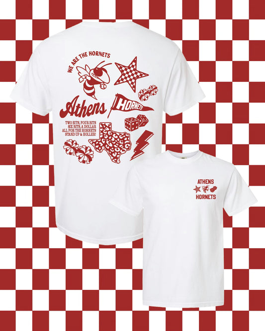 **PREORDER** Mascot Collage Athens Hornets Tee