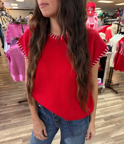 Shiloh Stitch Knit Sleeveless Top