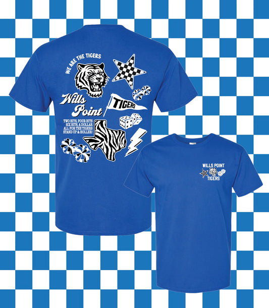 **PREORDER** Mascot Collage Wills Point Tigers Tee
