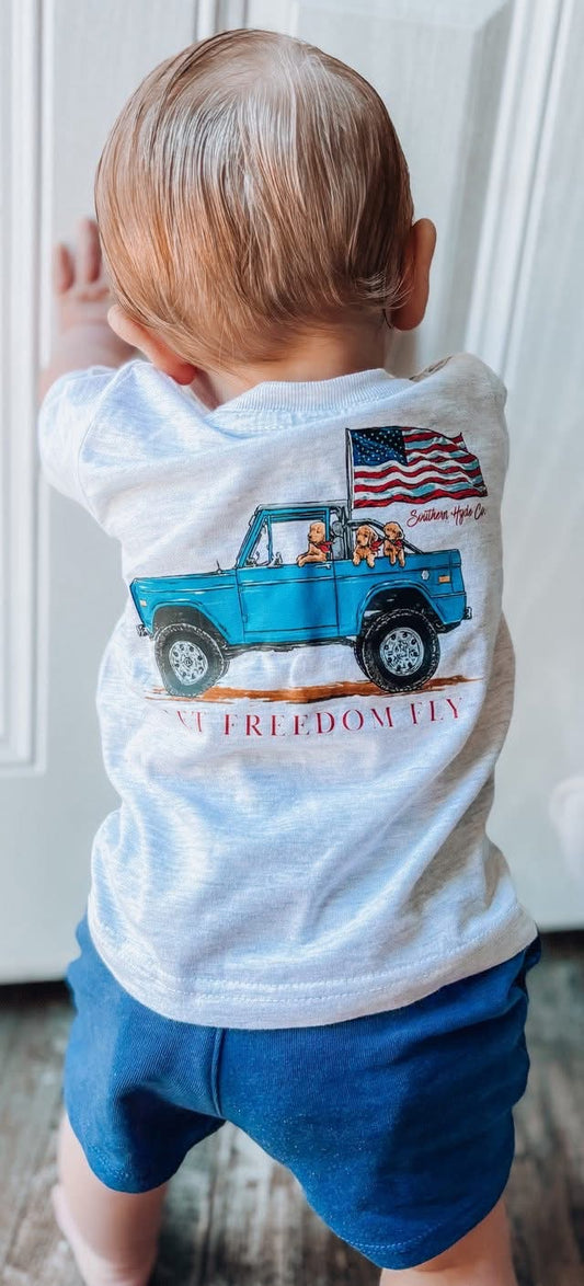 Boys Southern Hyde Let Freedom Fly Tee