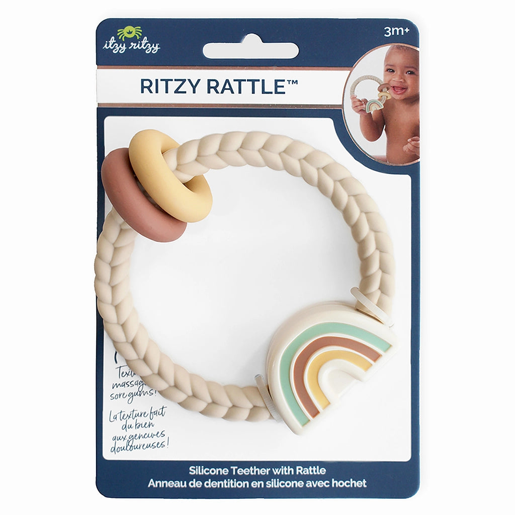 Itzy Ritzy Rattle Silicone Teether Rattle