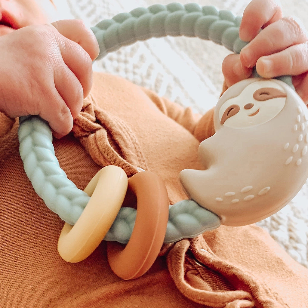 Itzy Ritzy Rattle Silicone Teether Rattle