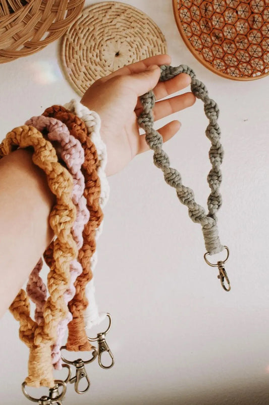 Braided Wristlet Keychain