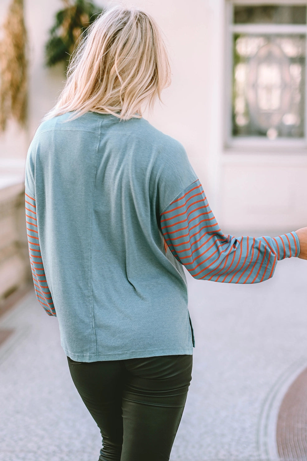 Tolland Striped Colorblock Top