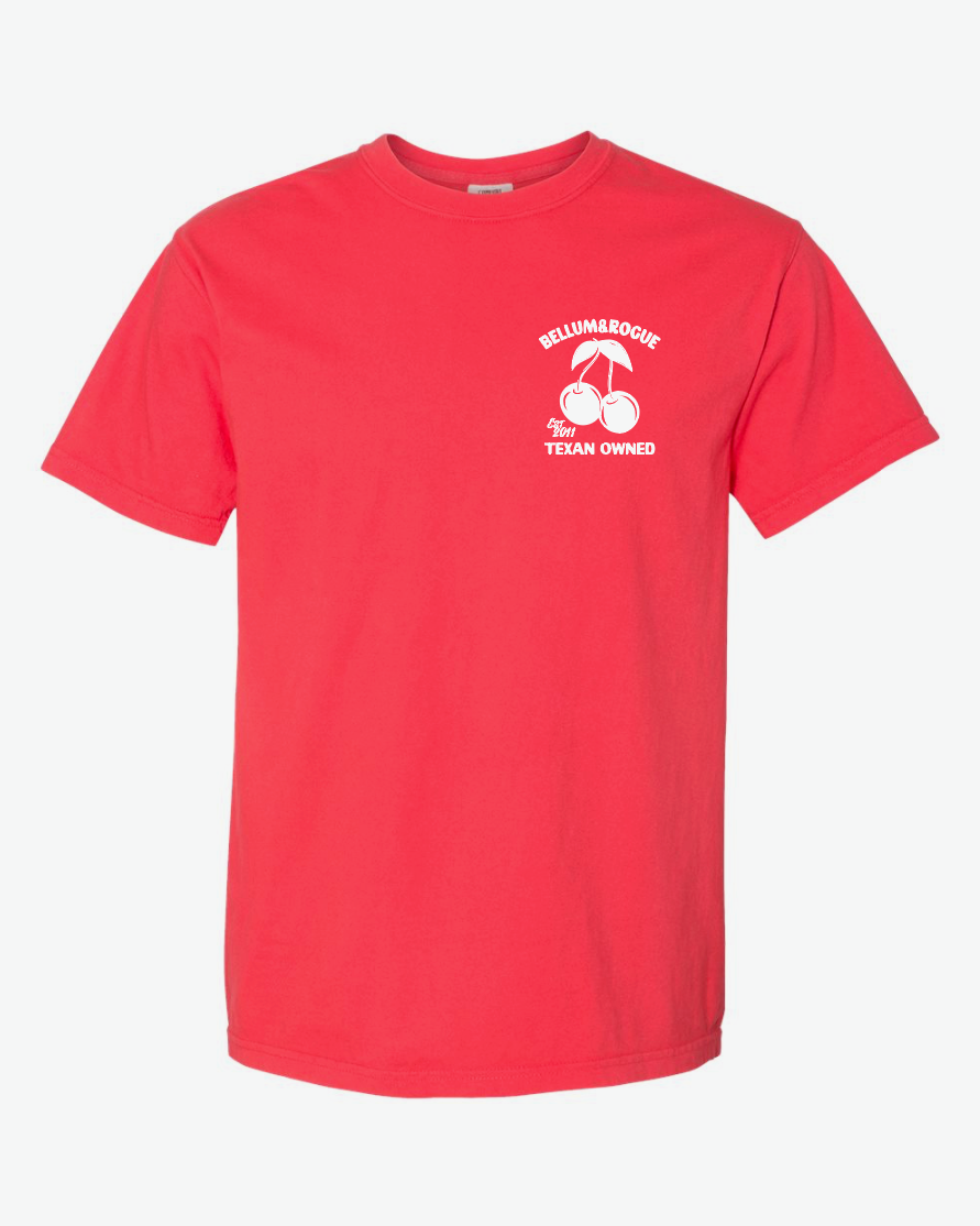 Icon Series Cards & Cherry Red Store Logo Tee