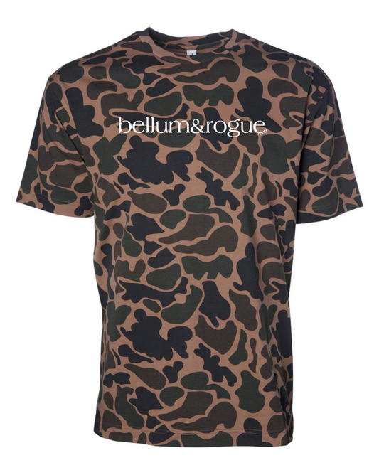 Simple Logo Duck Camo(white logo) Short Sleeve Tee