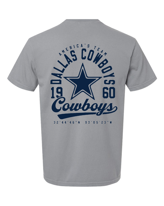NEW Arch SILVER Dallas Football Tee