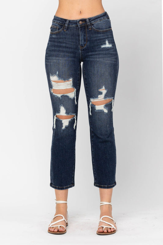 Voltaire Judy Blue Crop Straight Jeans