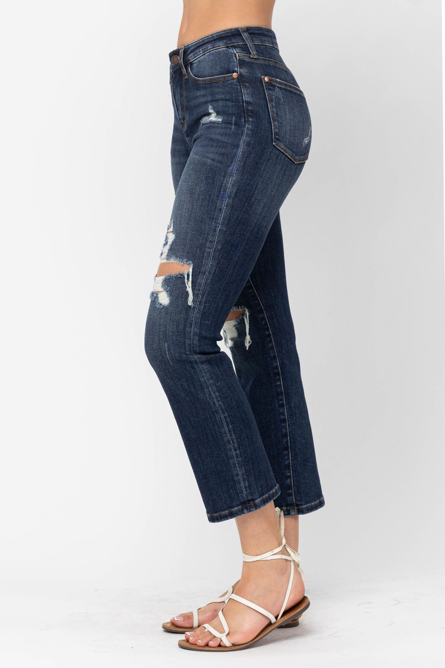 Voltaire Judy Blue Crop Straight Jeans