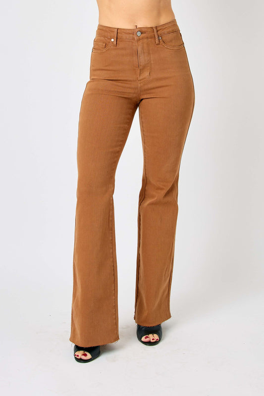 Colorado Judy Blue Camel Tummy Control Flares