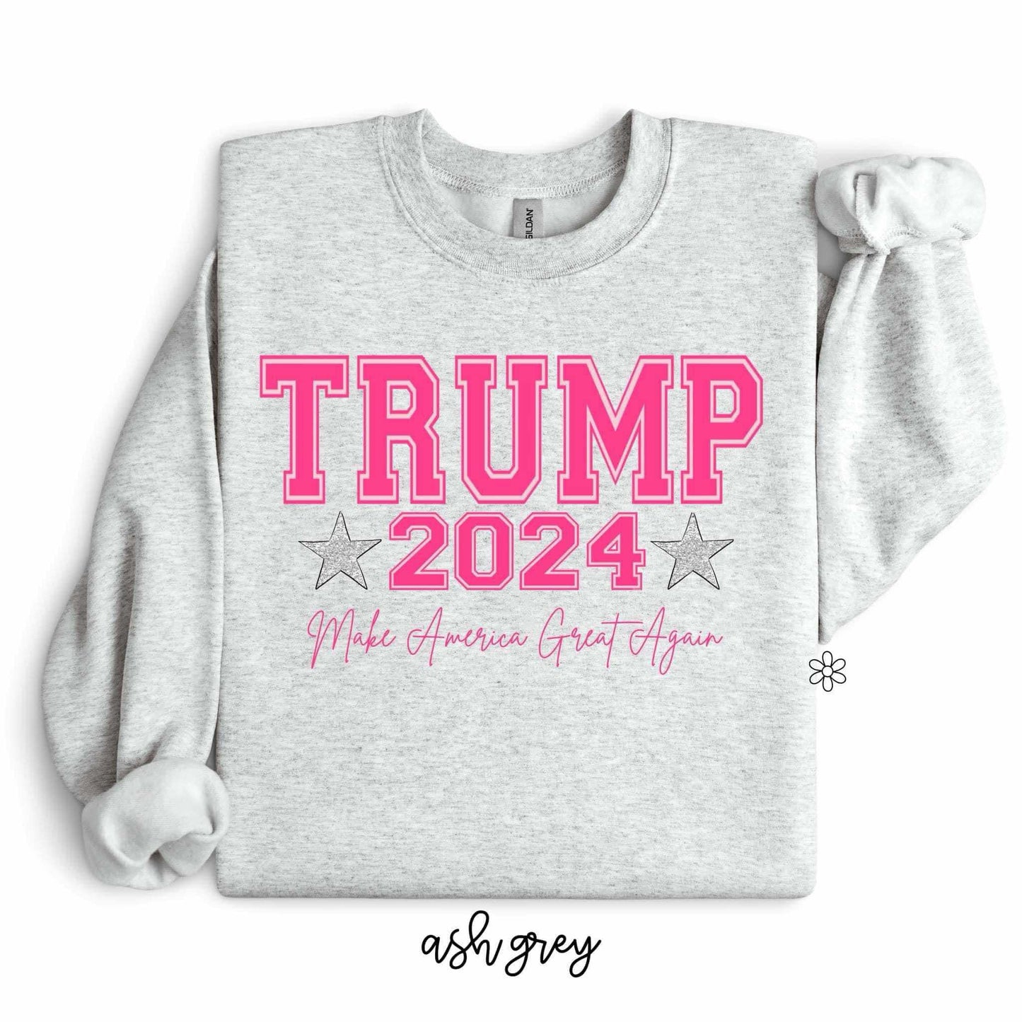 Pink Trump 2024 MAGA Sweatshirt